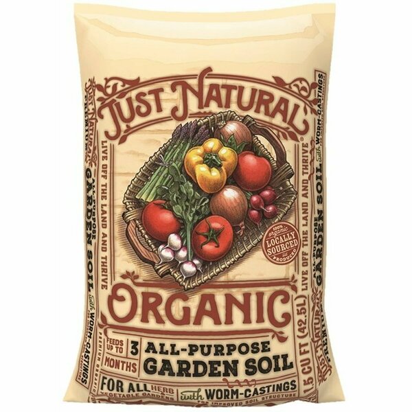 Oldcastle Jolly Gardener Just Natural Premium Garden Soil, 1 cu-ft Bag 50150144